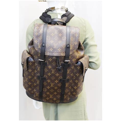 sac a dos christopher louis vuitton|Christopher MM Monogram Macassar Canvas .